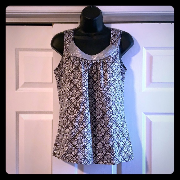 silver sparkle blouse